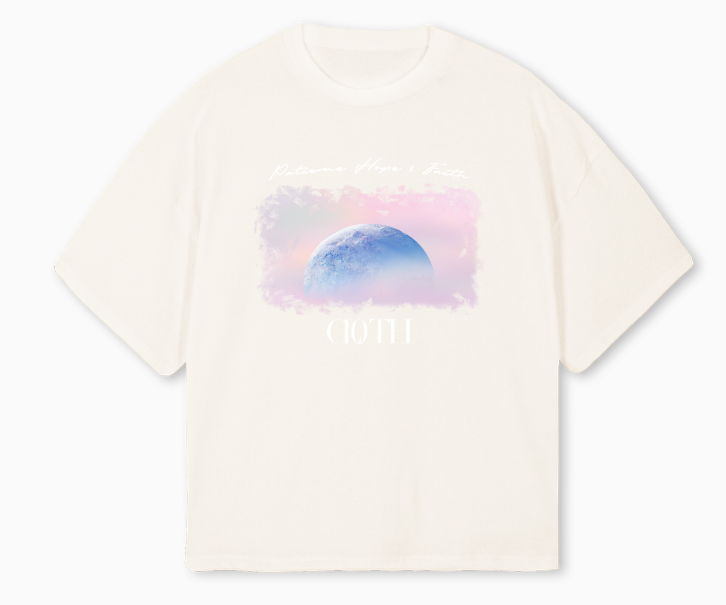 "Moon" Premium Tee - Cream